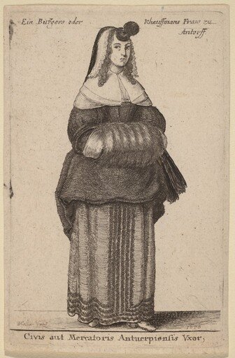 Ciuis aut Mercatoris Antuerpiensis Vxor