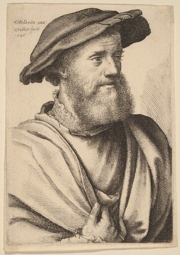 Man with Beard Looking Right (Hans Holbein?)