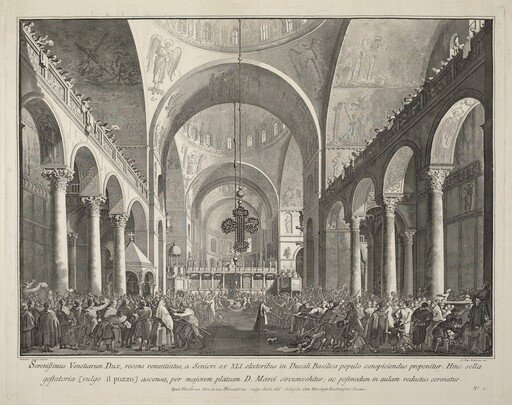 The Newly Elected Doge Presented to the People in San Marco