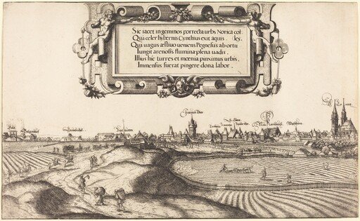 View of Nuremberg from the East [left section]