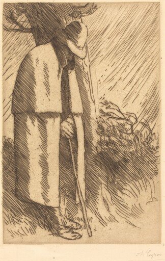Traveler taking Shelter (Le voyageur a l'abri)