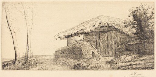 Shepherd's Hut on a Hillside  (Bergerie sur le coteau)