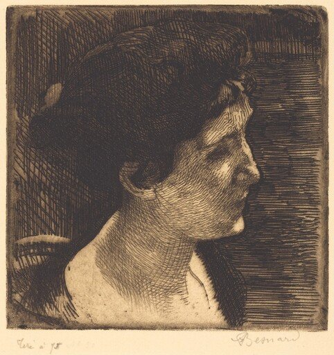 Woman in Full Profile (Grand profil de femme)