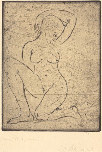 Kneeling, Small (Kniende, klein)