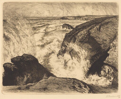 Spring Tide, Rocks of Zion (Grande maree, rochers de Sion, Vendee)