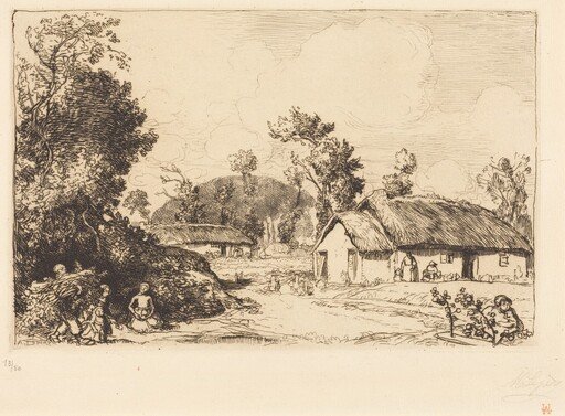 Pastime of Rest, Vendee (Le jeu du reposoir, Vendee)