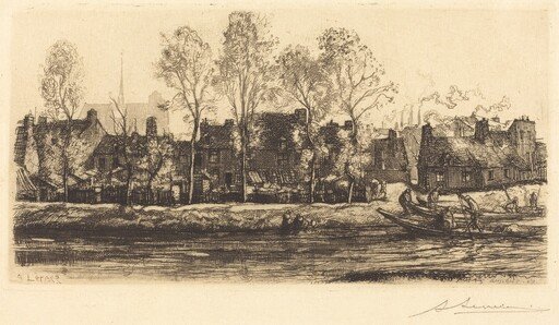 Banks of the Somme at Amiens (Bords de la Somme a Amiens)