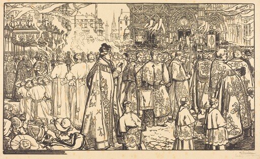 Corpus Christi Procession at Nantes (Procession de la Fete Dieu a Nantes)