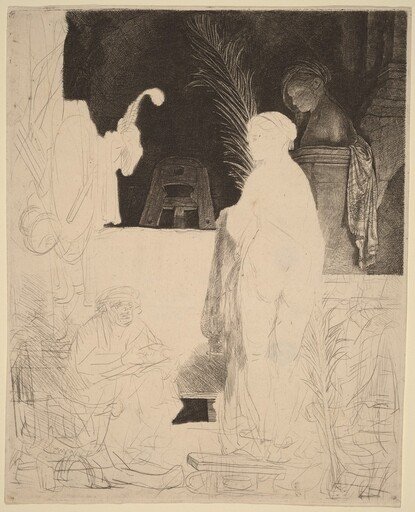 The Artist Drawing from the Model