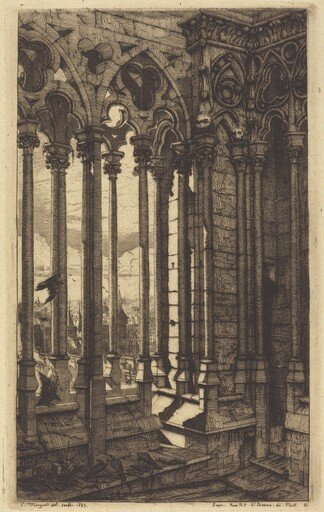 La galerie Notre-Dame, Paris (The Gallery of Notre Dame, Paris)