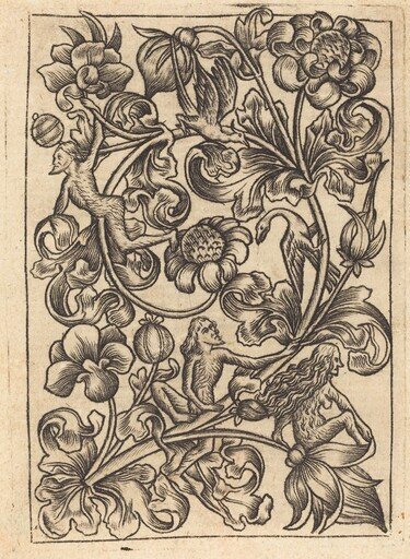 Ornament with Wild Folk