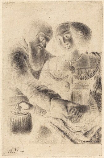 Man and Woman Embracing