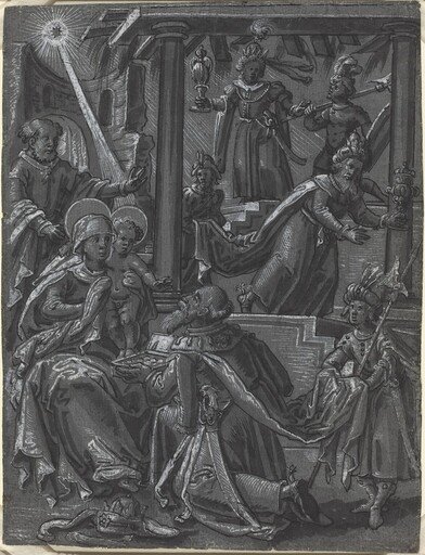 The Adoration of the Kings [recto]