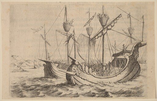 Hannibal's Navy Battling the Rhodians