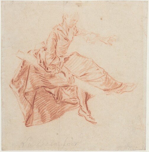 Lady Seated on a See-Saw