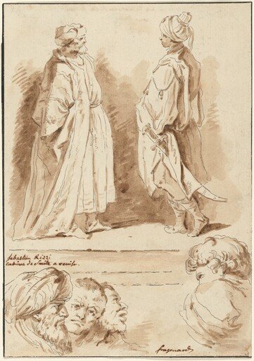 Details from "The Adoration of the Magi" and "The Pool at Bethesda"