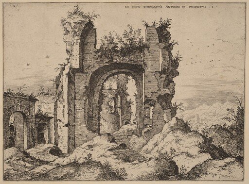 View of the Baths of Caracalla