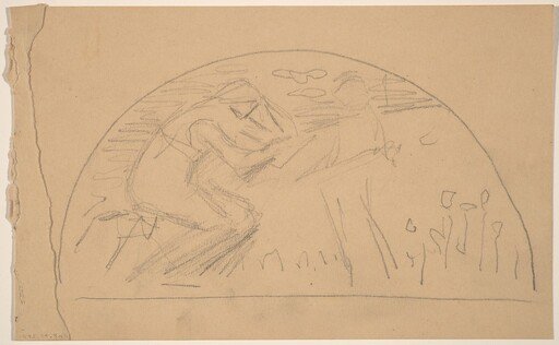 Study for a Lunette [recto]