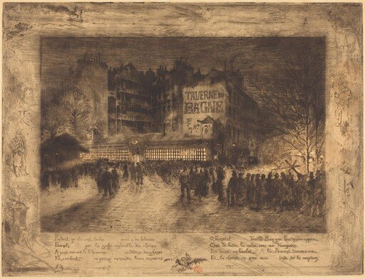 La Place des Martyrs et La Taverne du Bagne (The Place des Martyrs and the Jailhouse Tavern)