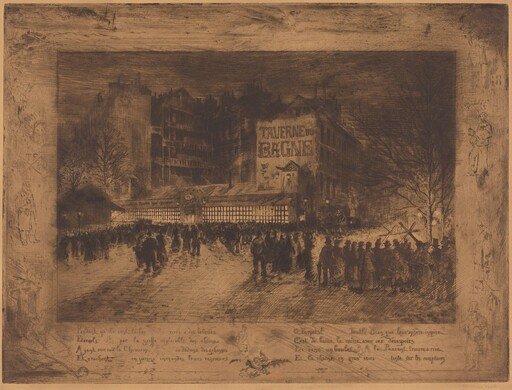 La Place des Martyrs et La Taverne du Bagne (The Place des Martyrs and the Jailhouse Tavern)