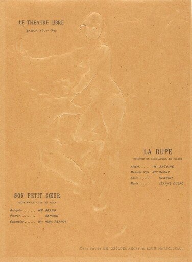 La Dupe; Son petit coeur