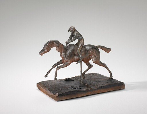 Horse Galloping on the Right Foot, the Back Left Foot Only Touching the Ground