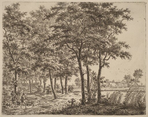 Landscape with a Peasant Carrying Firewood