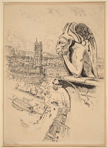 Study for "Le Stryge"