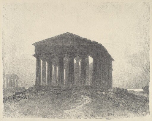 Paestum, Evening