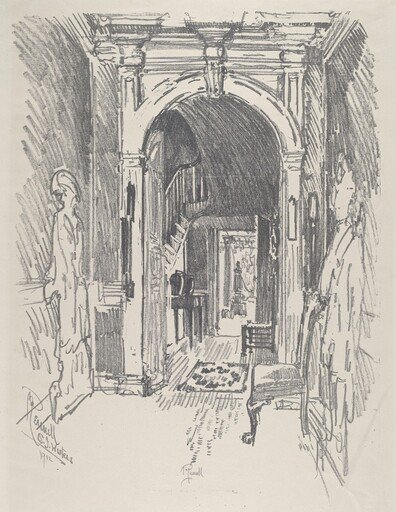 Hallway at Dr. Wister's