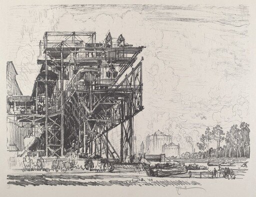 Gas Works from the Canal, Berlin