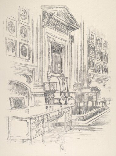 Table and Chair, Signers' Room, Independence Hall