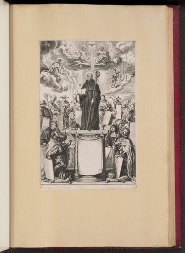 Title Page for Dommo Benedicto Haeftano's S. Benedictvs Illvstratvs