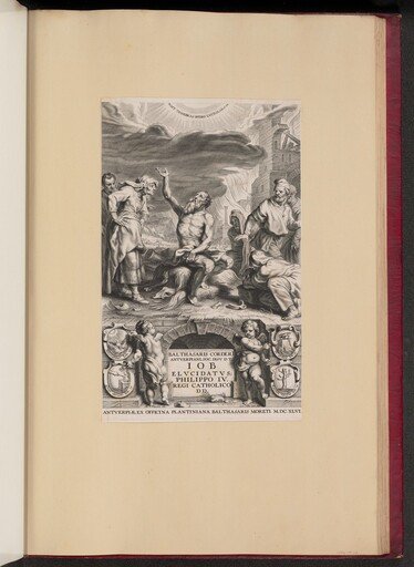 Title Page for Balthasar Cordier, Iob Elvcidatvs