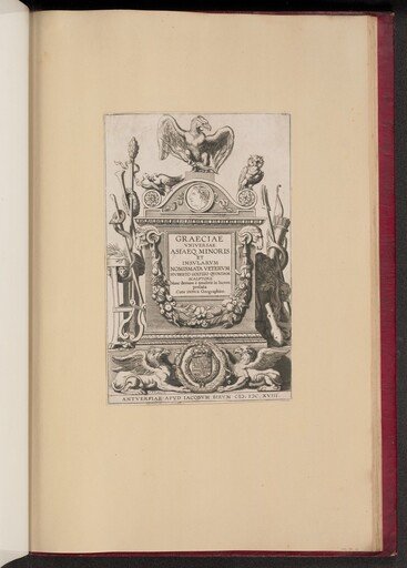 Title Page for Hubert Goltzius, Graeciae Vniversae Asiaeq. Minoris et Insularum Nomismata