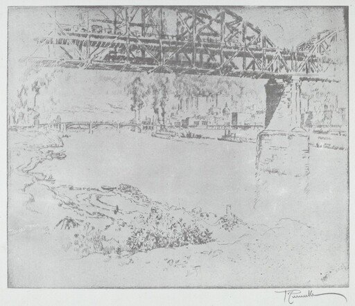 The City Bridge, St. Louis [bottom]