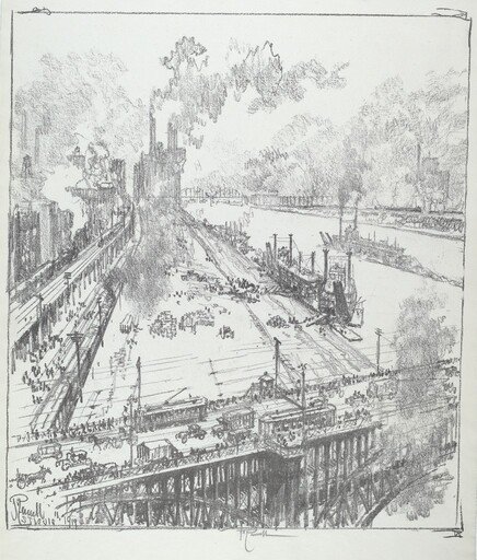 The Levee from Eads Bridge, St. Louis
