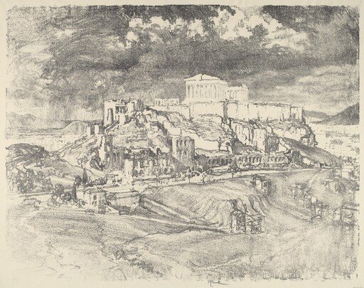 Storm behind the Acropolis