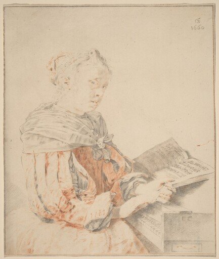 Young Girl at the Keyboard