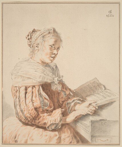 Young Girl at the Keyboard