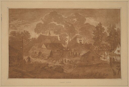 Village with Pond
