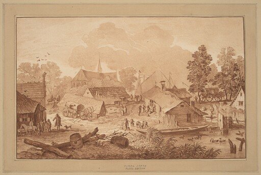 Village with Pond
