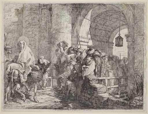 The Holy Family Arriving at a City Gate
