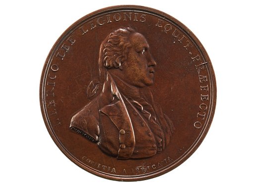 Henry Lee at Paulus Hook, United States, 1880 (U.S. Mint copy die 1880: Original obverse die paired with Barber reverse)