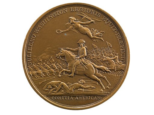 William Washington at the Cowpens, France, 1781 (Original dies)