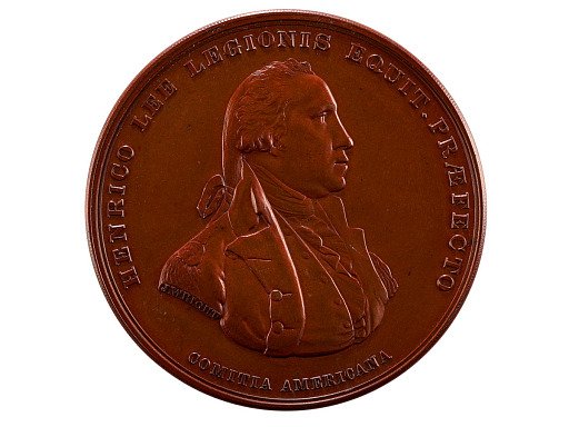 Henry Lee at Paulus Hook , United States, 1880 (U.S. Mint copy die 1880: Original obverse die paired with Barber reverse)