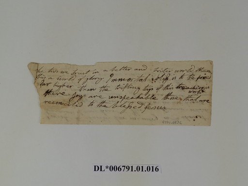 sheet (paper), fragment of
