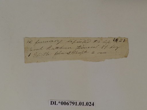 sheet (paper), fragment of