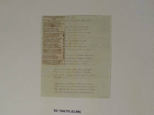Lines Written on the Destruction of the "Old Oak Tree"