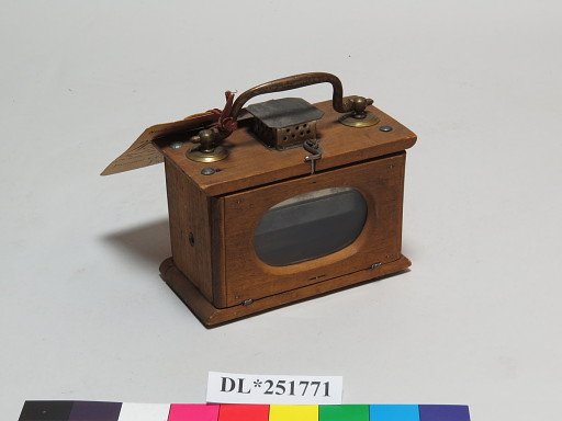 Lantern and Foot Warmer Patent Model